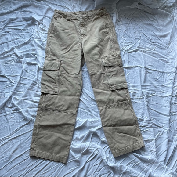 TNA Beige Troop Cargo Pants Size 4 - Picture 2 of 6